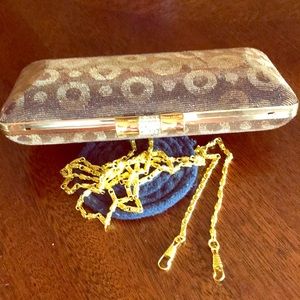 Gold/Bronze Cocktail Clutch